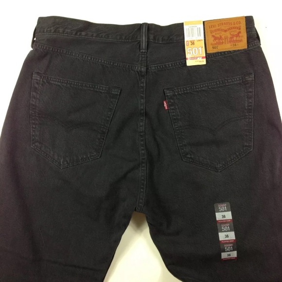 Levi's Men's 501 Original Custom Pleat Jeans - Picture 6 of 7